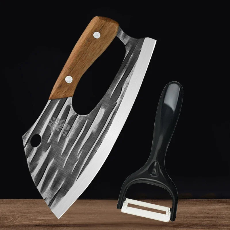 New Effort Saving Kitchen Chef Knife Boning Knife Stainless Steel Handmade Forged Knife Household Vegetable Knife Chopper Knife