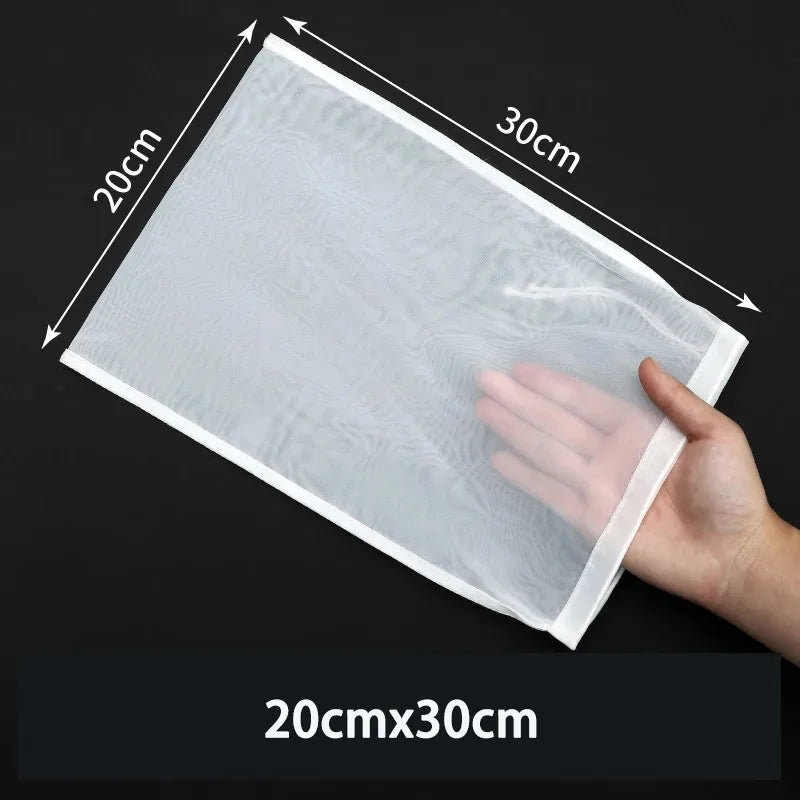100 Mesh Nylon Filter Nut Milk Bag Net Yogurt Tea Beer Coffee Oil Food Filter Strainers Mesh Kitchen Strainer Bags