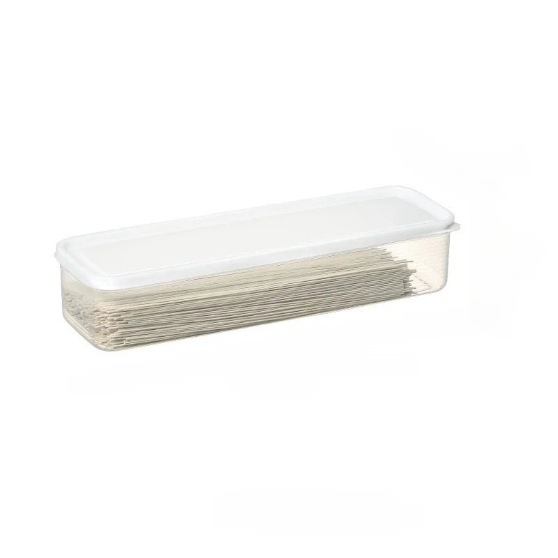 Rectangular noodle storage box food-grade kitchen grain noodles plastic sealed refrigerator crisper transparent box
