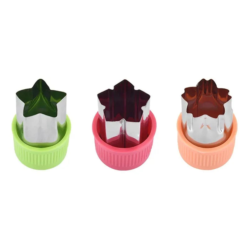 3/9pcs Fruit Cutters for Children Kids Food Cookie Sandwich Mold Maker with Shapes Vegetable Bread Mould Set Kitchen Bento Tools