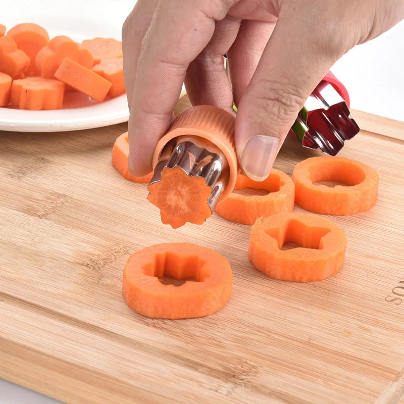 3/9pcs Fruit Cutters for Children Kids Food Cookie Sandwich Mold Maker with Shapes Vegetable Bread Mould Set Kitchen Bento Tools