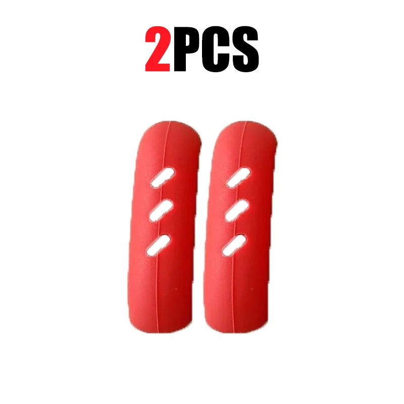 Silicone Pot Handle Cover Heat Insulation Covers Pot Clip Anti Slip Steamer Casserole Pan Handle Holder Kitchen Tool 12/6/4/2Pcs