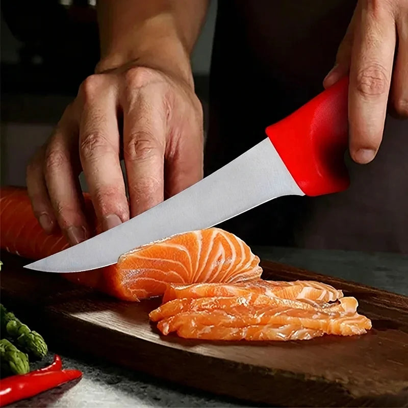 1pcs Stainless Steel Multi-Purpose Kitchen Knife for Meat Skinning Boning Slicing Fish Fruit Carving Professional Tool