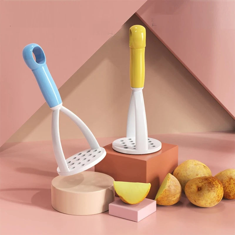 Manual kitchen tool for pressing potatoes, purple potatoes, mashed potatoes, crushing and crushing magical tool