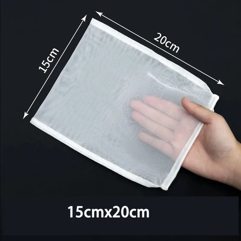100 Mesh Nylon Filter Nut Milk Bag Net Yogurt Tea Beer Coffee Oil Food Filter Strainers Mesh Kitchen Strainer Bags