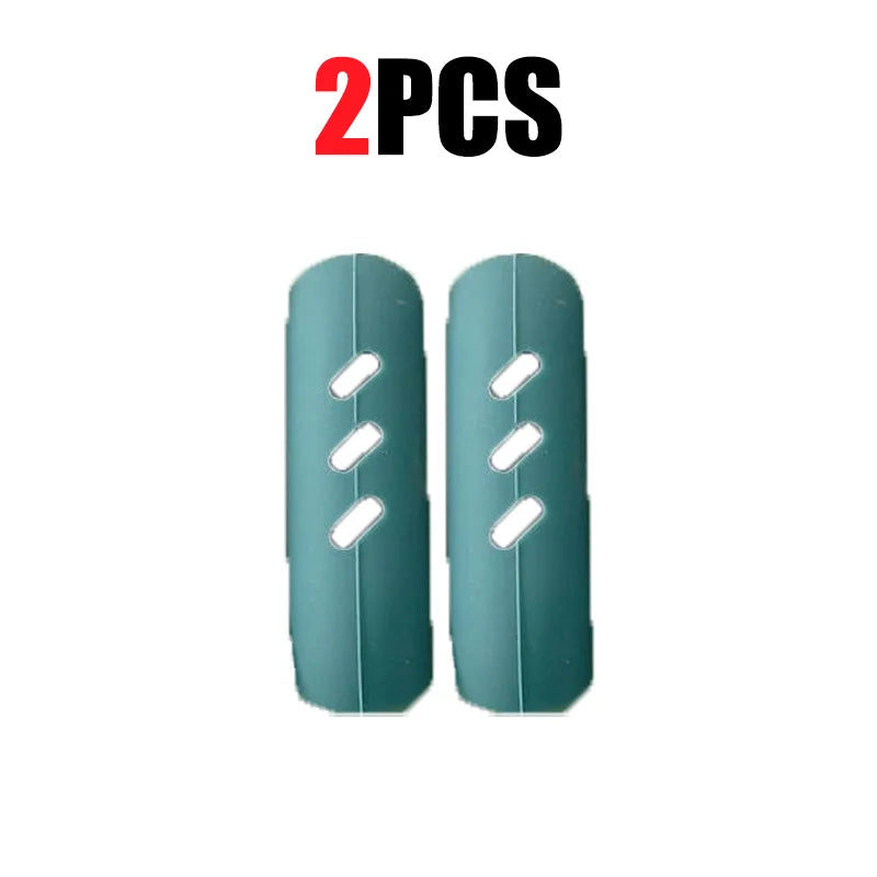 Silicone Pot Handle Cover Heat Insulation Covers Pot Clip Anti Slip Steamer Casserole Pan Handle Holder Kitchen Tool 12/6/4/2Pcs
