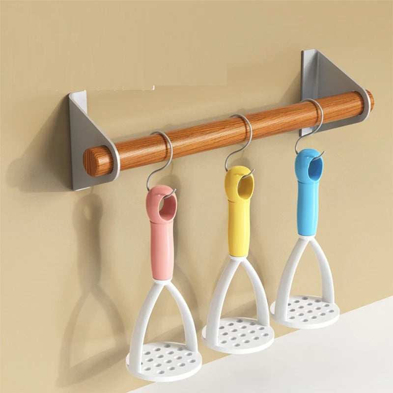 Manual kitchen tool for pressing potatoes, purple potatoes, mashed potatoes, crushing and crushing magical tool