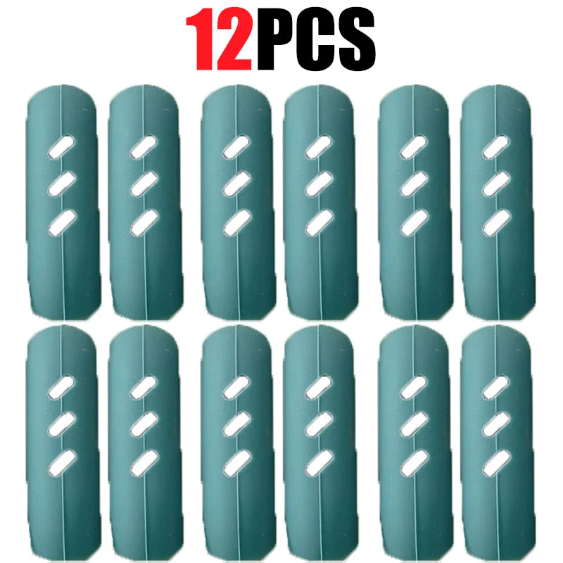 Silicone Pot Handle Cover Heat Insulation Covers Pot Clip Anti Slip Steamer Casserole Pan Handle Holder Kitchen Tool 12/6/4/2Pcs