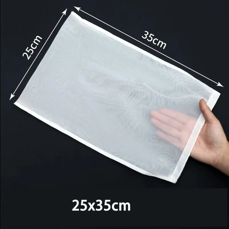 100 Mesh Nylon Filter Nut Milk Bag Net Yogurt Tea Beer Coffee Oil Food Filter Strainers Mesh Kitchen Strainer Bags